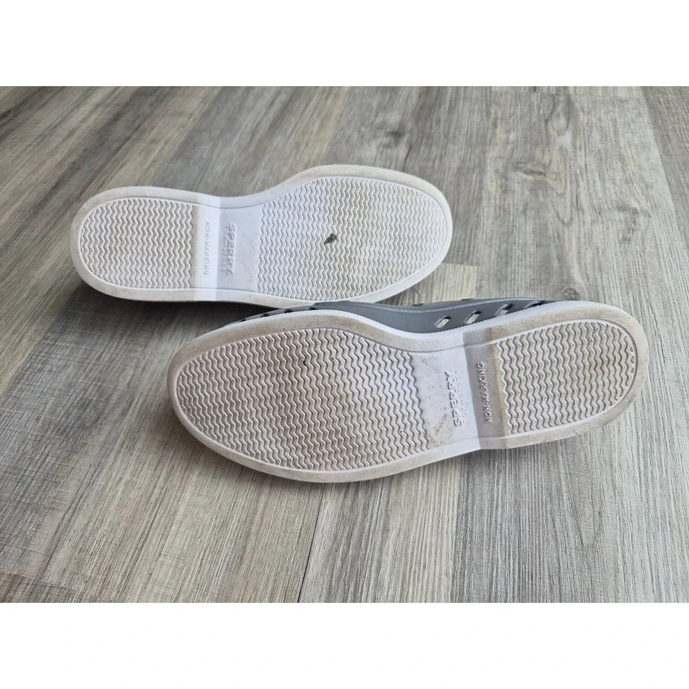 Sperry Top-Sider Authentic Original Float Boat Shoes Grey Mens 9 Womens 11